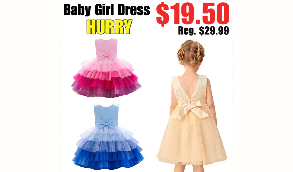Baby Girl Dress $19.50 Shipped on Amazon (Regularly $29.99)