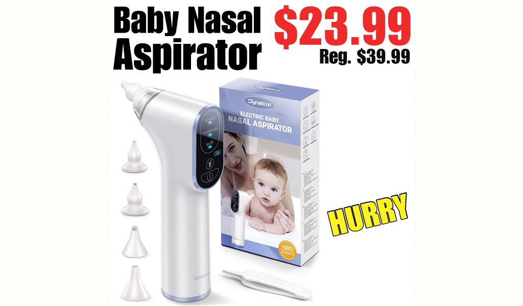 Baby Nasal Aspirator Set $23.99 Shipped on Amazon (Regularly $39.99)