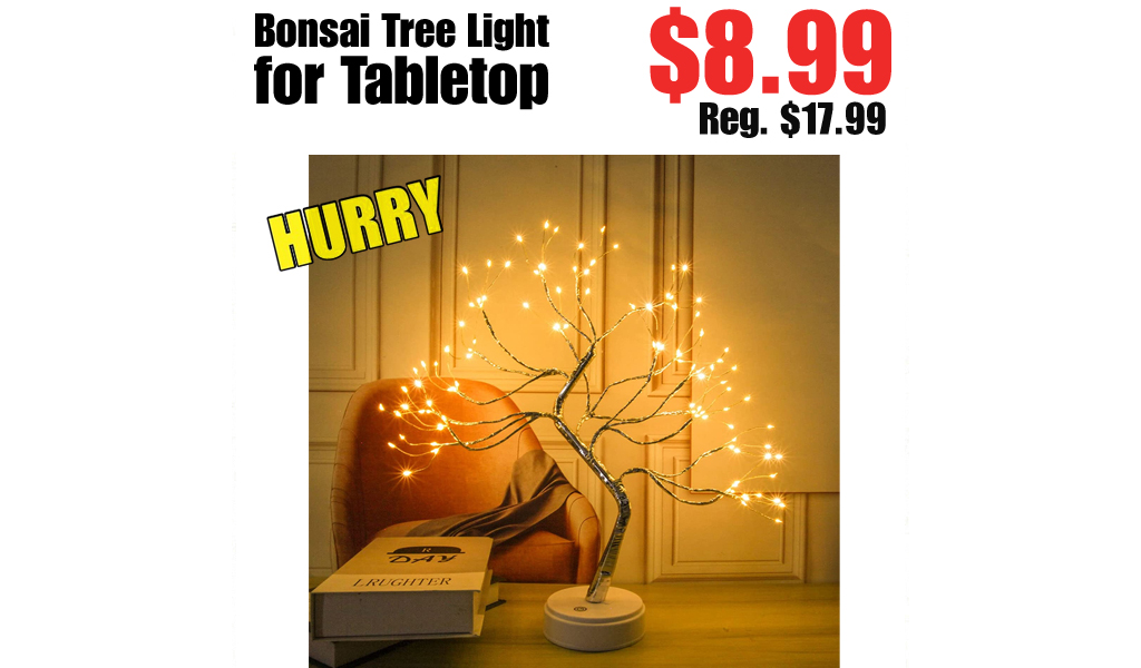 Bonsai Tree Light for Tabletop Only $8.99 Shipped on Amazon (Regularly $17.99)