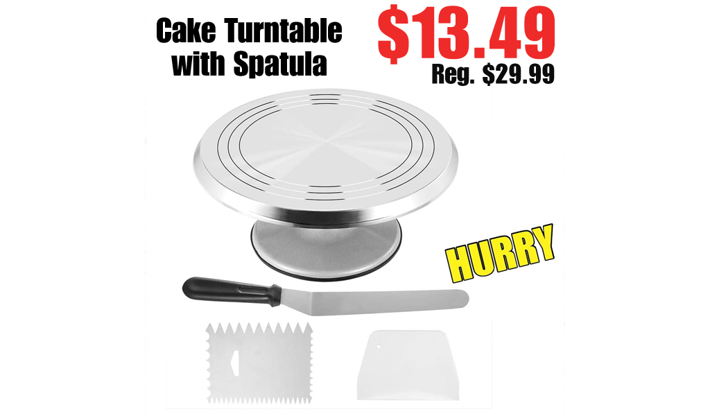Cake Turntable with Spatula Only $13.49 Shipped on Amazon (Regularly $29.99)