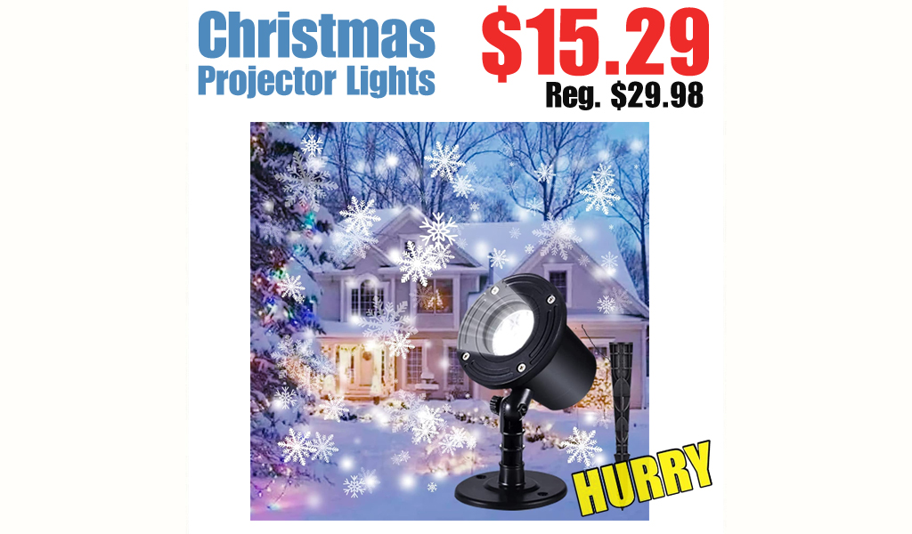 Christmas Projector Lights $15.29 Shipped on Amazon (Regularly $29.98)