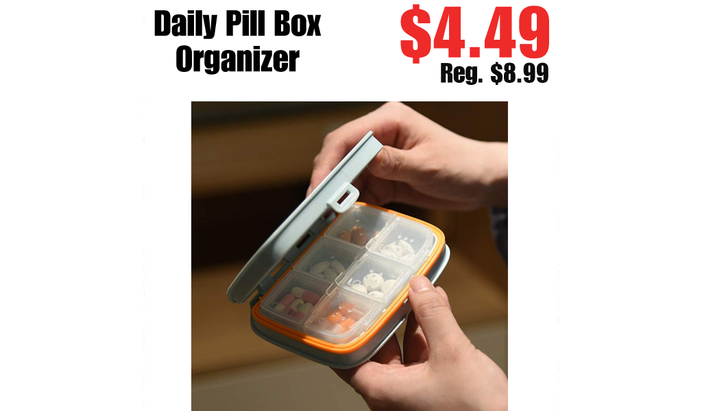 Daily Pill Box Organizer Only $4.49 Shipped on Amazon (Regularly $8.99)