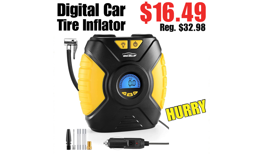 Digital Car Tire Inflator Only $16.49 Shipped on Amazon (Regularly $32.98)