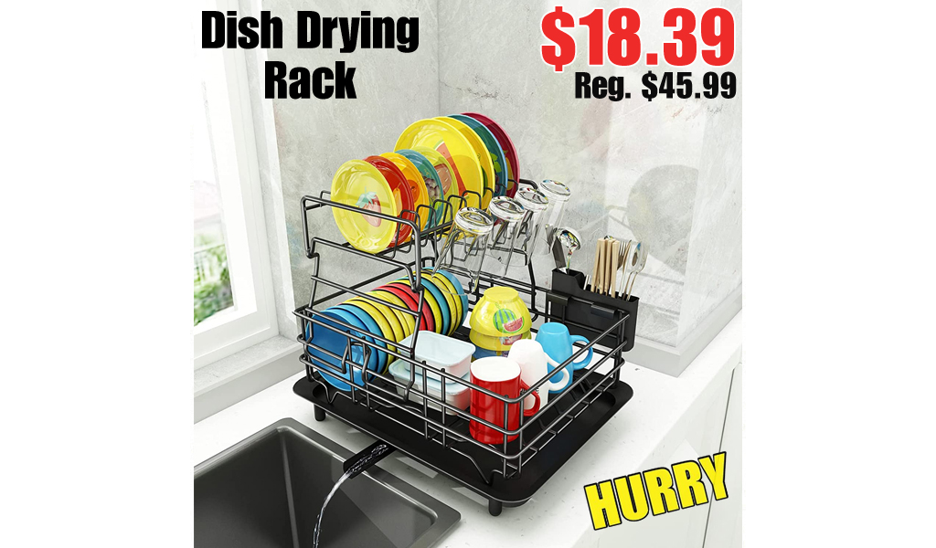 Dish Drying Rack Only $18.39 Shipped on Amazon (Regularly $45.99)