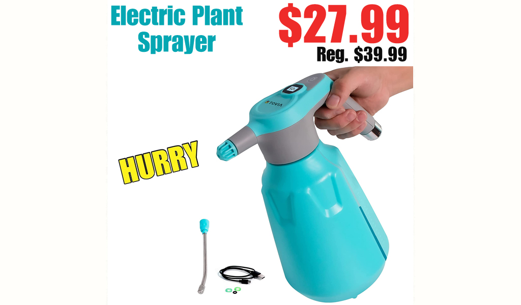 Electric Plant Sprayer $27.99 Shipped on Amazon (Regularly $39.99)