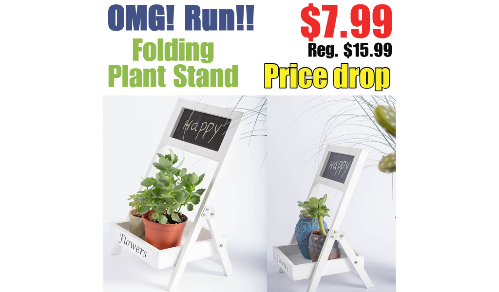 Folding Plant Stand Only $7.99 Shipped on Amazon (Regularly $15.99)