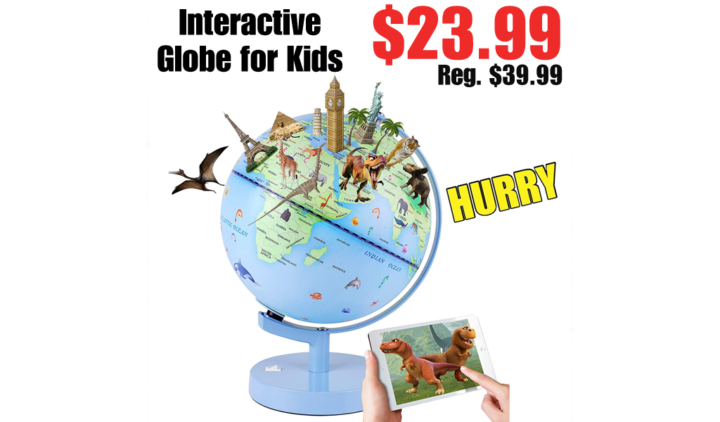 Interactive Globe for Kids Only $23.99 Shipped on Amazon (Regularly $39.99)