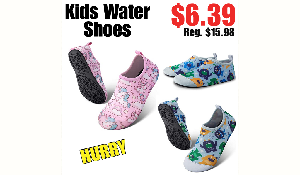 Kids Water Shoes $6.39 Shipped on Amazon (Regularly $15.98)