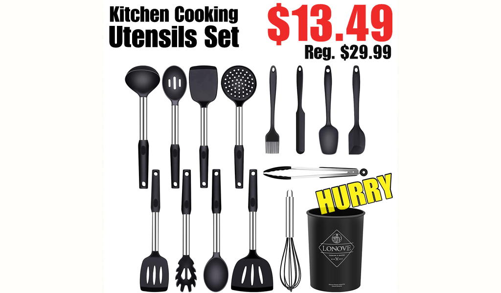Kitchen Cooking Utensils Set $13.49 Shipped on Amazon (Regularly $29.99)