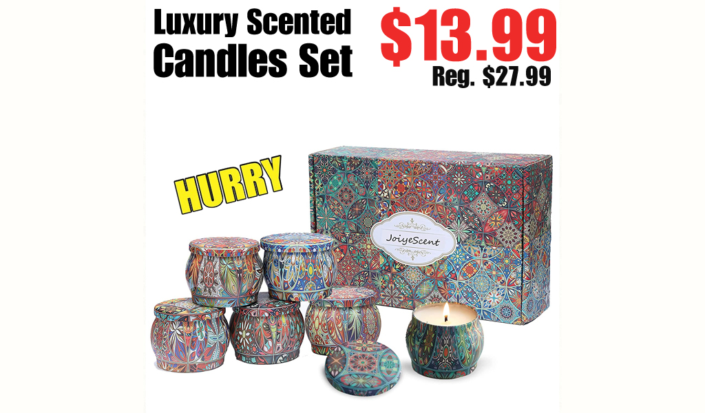 Luxury Scented Candles Set $13.99 Shipped on Amazon (Regularly $27.99)