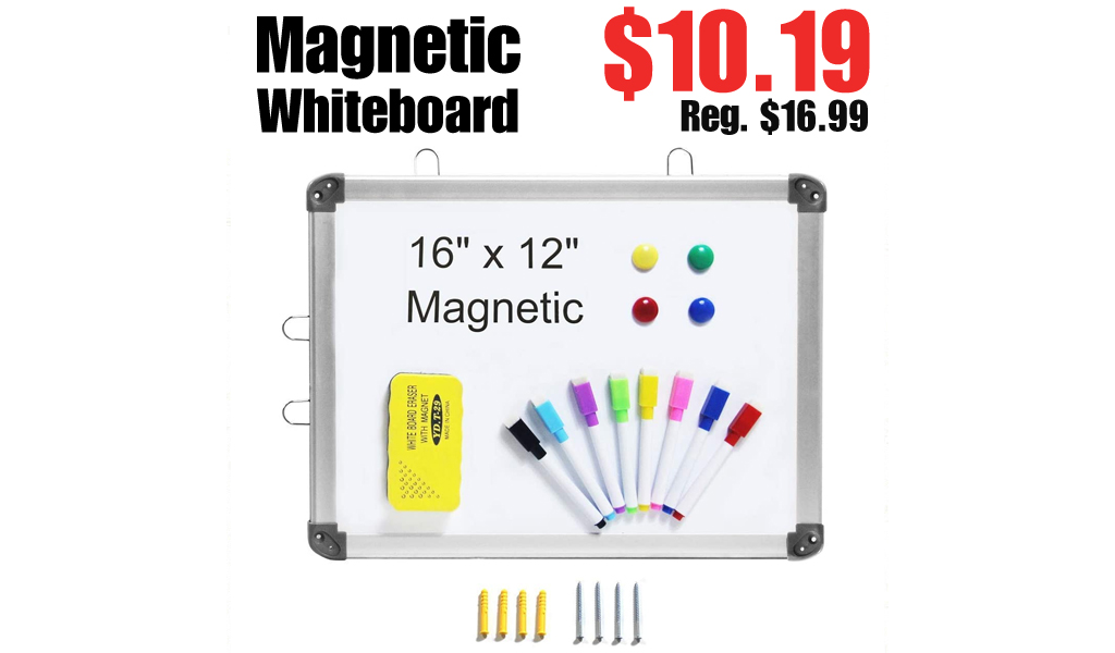Magnetic Whiteboard Only $10.19 Shipped on Amazon (Regularly $16.99)