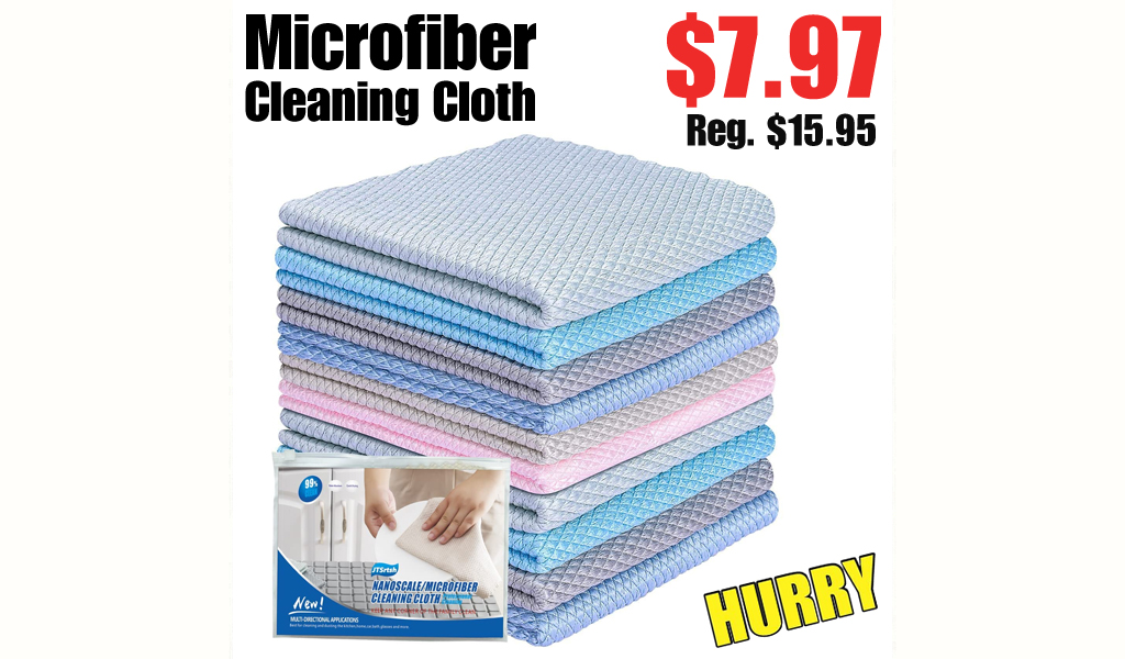 Microfiber Cleaning Cloth $7.97 Shipped on Amazon (Regularly $15.95)