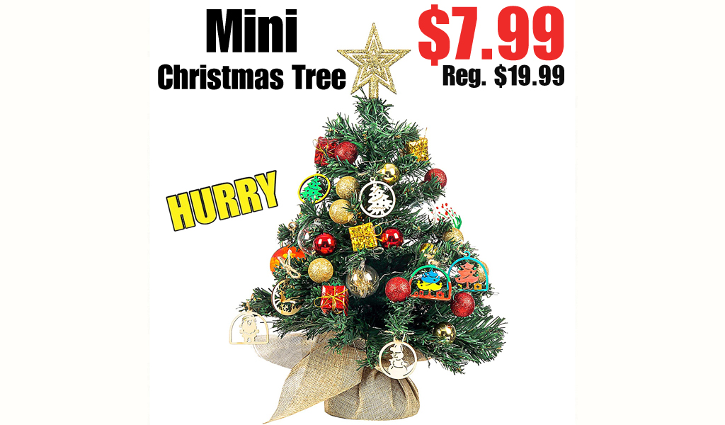 Mini Christmas Tree $7.99 Shipped on Amazon (Regularly $19.99)
