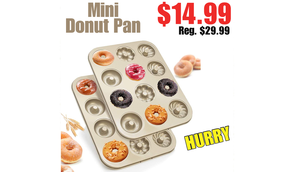 Mini Donut Pan Only $14.99 Shipped on Amazon (Regularly $29.99)