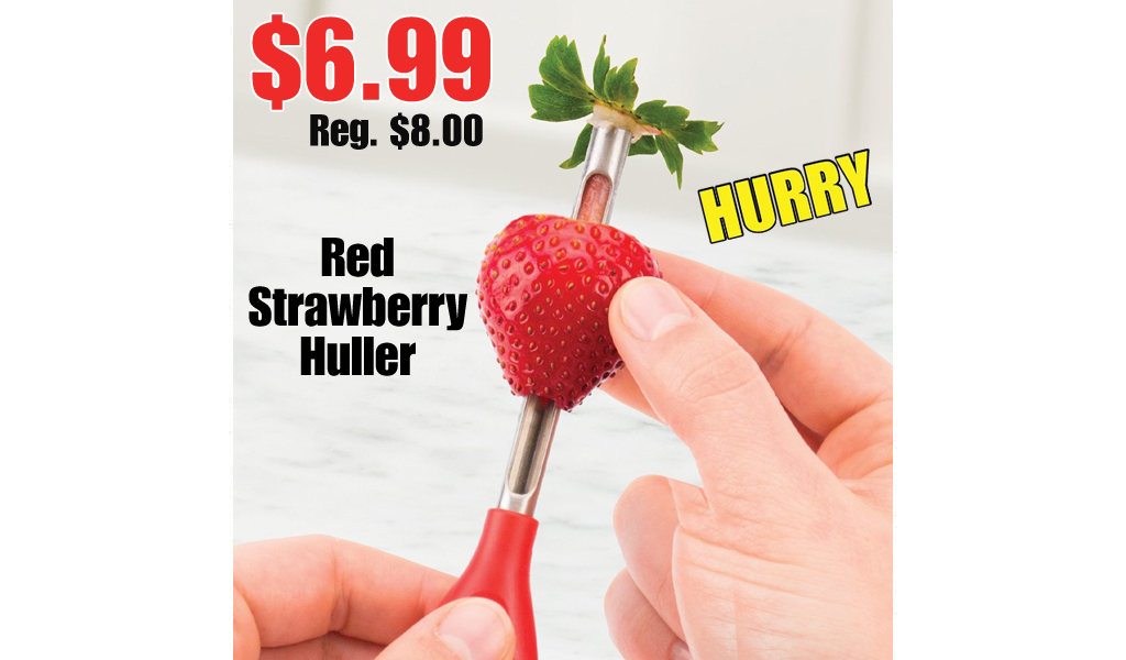 Red Strawberry Huller Only $6.99 Shipped on Zulily (Regularly $8.00)