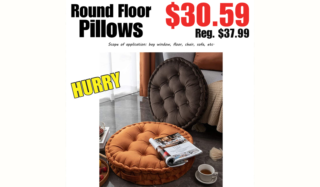 Round Floor Pillows $30.59 Shipped on Amazon (Regularly $37.99)