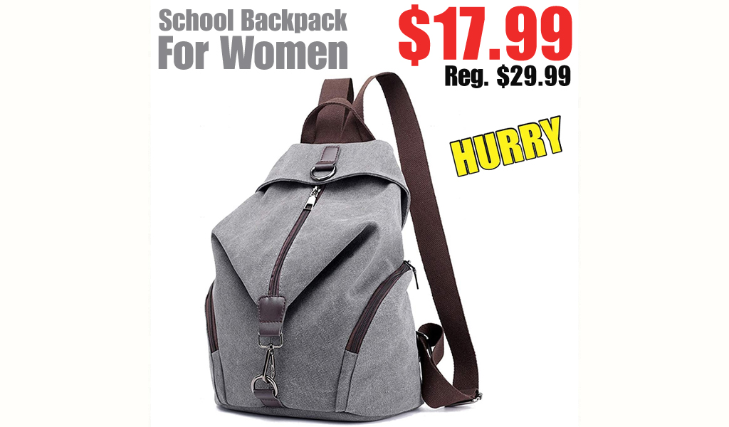 School Backpack For Women $17.99 Shipped on Amazon (Regularly $29.99)