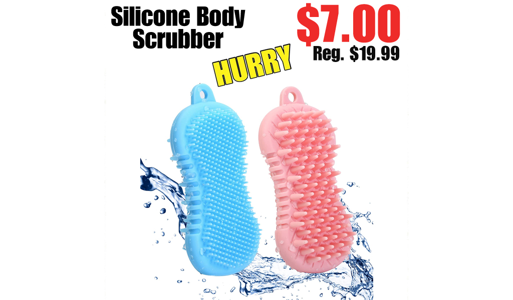 Silicone Body Scrubber Only $7.00 Shipped on Amazon (Regularly $19.99)