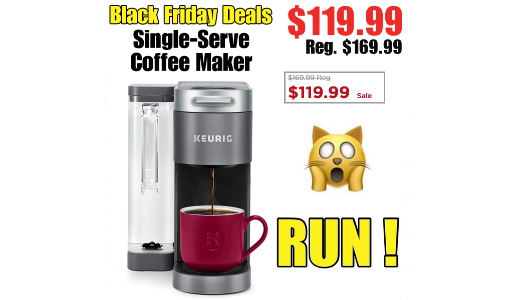 Single-Serve Coffee Maker Just $119.99 on Kohls.com (Regularly $169.99)