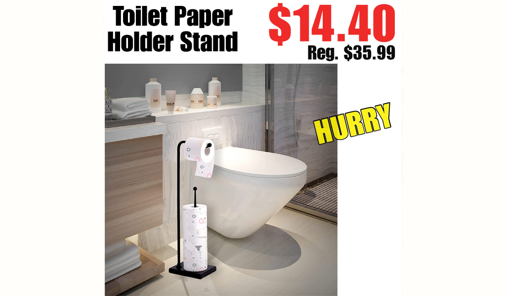 Toilet Paper Holder Stand $14.40 Shipped on Amazon (Regularly $35.99)