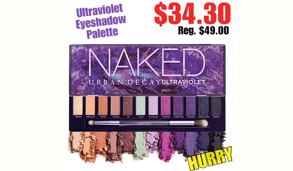 Ultraviolet Eyeshadow Palette $34.30 Shipped on Amazon (Regularly $49.00)