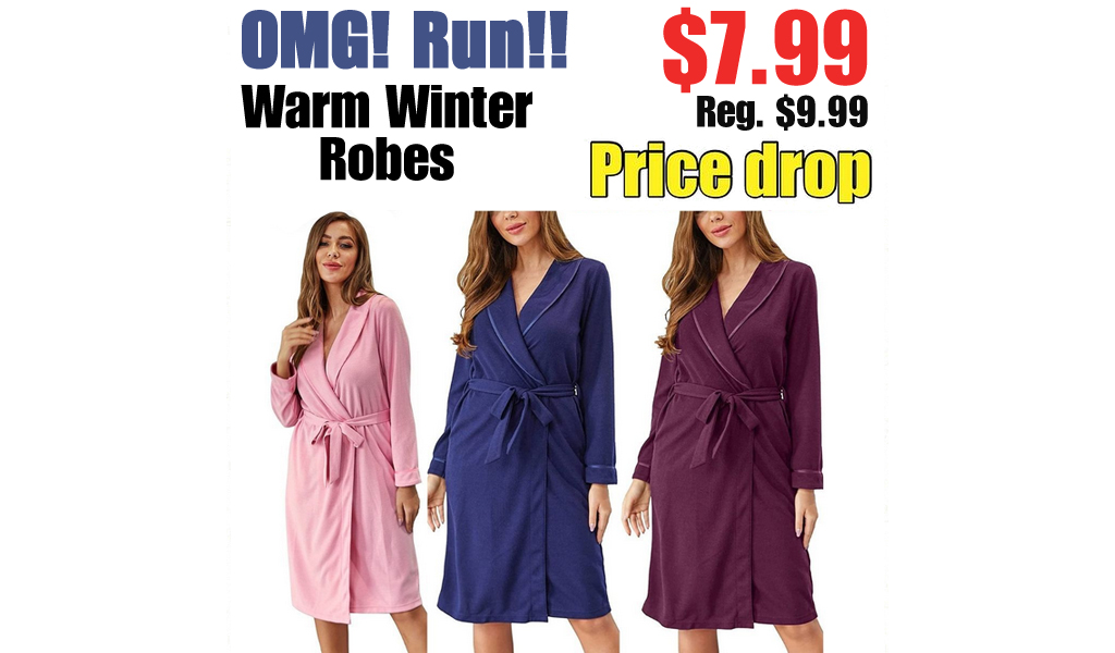 Warm Winter Robes Only $7.99 Shipped on Amazon (Regularly $9.99)