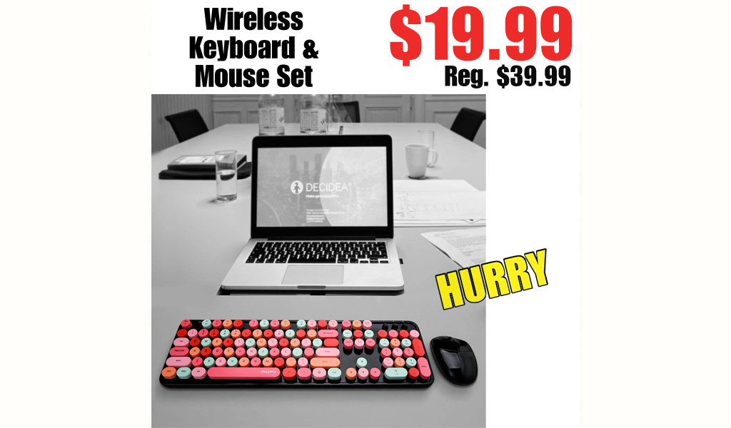 Wireless Keyboard & Mouse Set $19.99 Shipped on Amazon (Regularly $39.99)