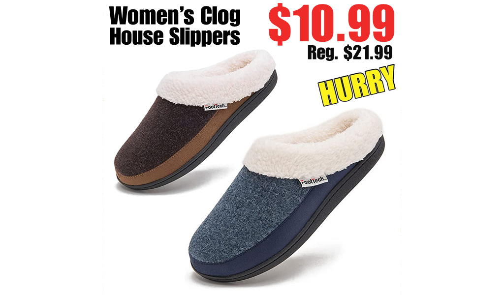 Women’s Clog House Slippers Only $10.99 Shipped on Amazon (Regularly $21.99)