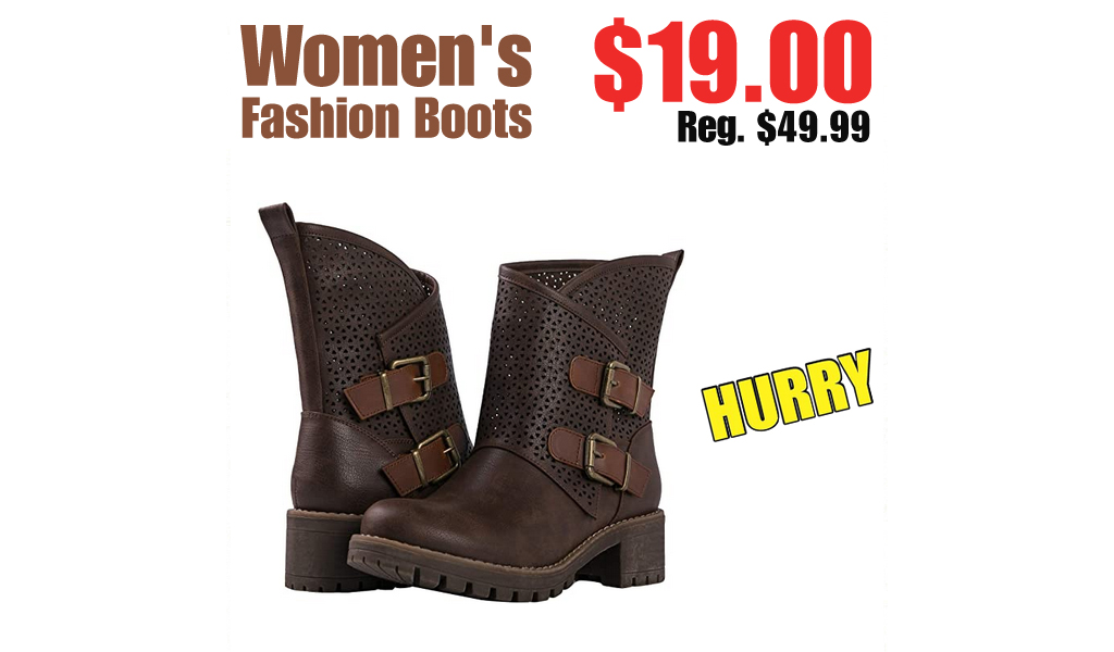 Women's Fashion Boots Only $19.00 Shipped on Amazon (Regularly $49.99)