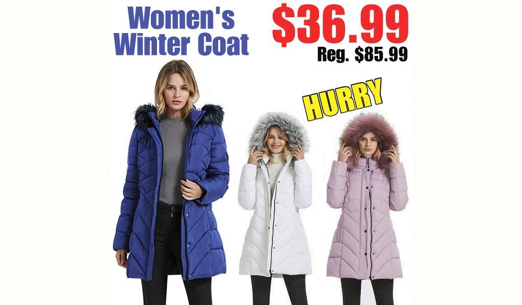Women's Winter Coat $36.99 Shipped on Amazon (Regularly $85.99)