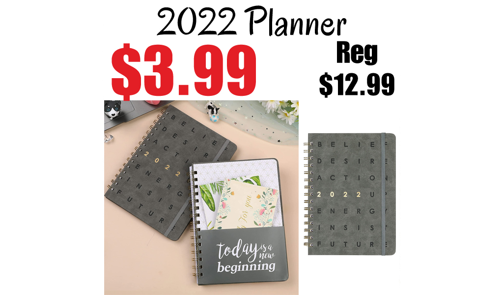 2022 Planner Only $3.99 Shipped on Amazon (Regularly $12.99)