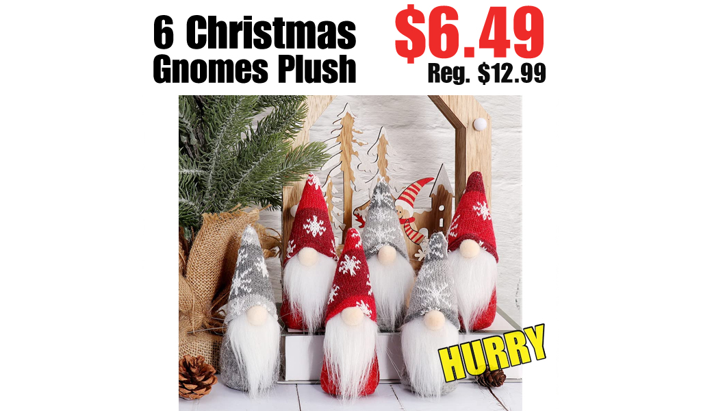 6 Christmas Gnomes Plush Only $6.49 Shipped on Amazon (Regularly $12.99)