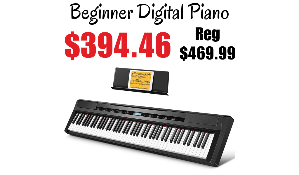 Beginner Digital Piano Only $394.46 Shipped on Amazon (Regularly $469.99)