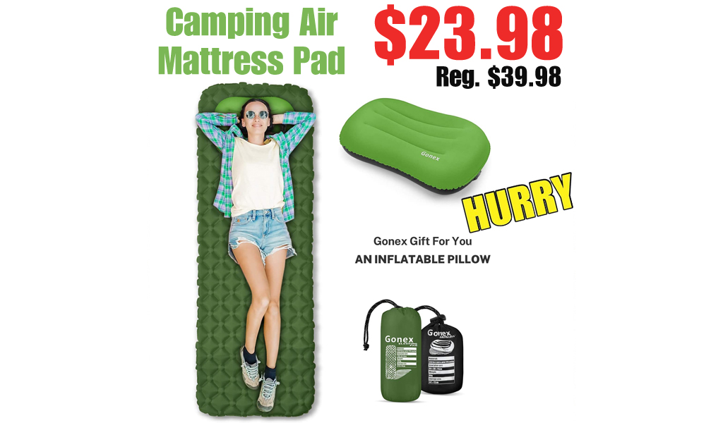 Camping Air Mattress Pad Only $23.98 on Amazon (Regularly $39.98)