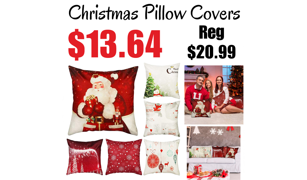 Christmas Pillow Covers Only $13.64 Shipped on Amazon (Regularly $20.99)