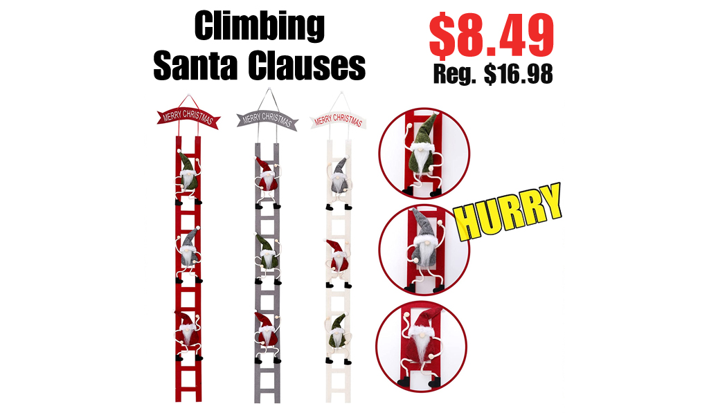 Climbing Santa Clauses Only $8.49 Shipped on Amazon (Regularly $16.98)