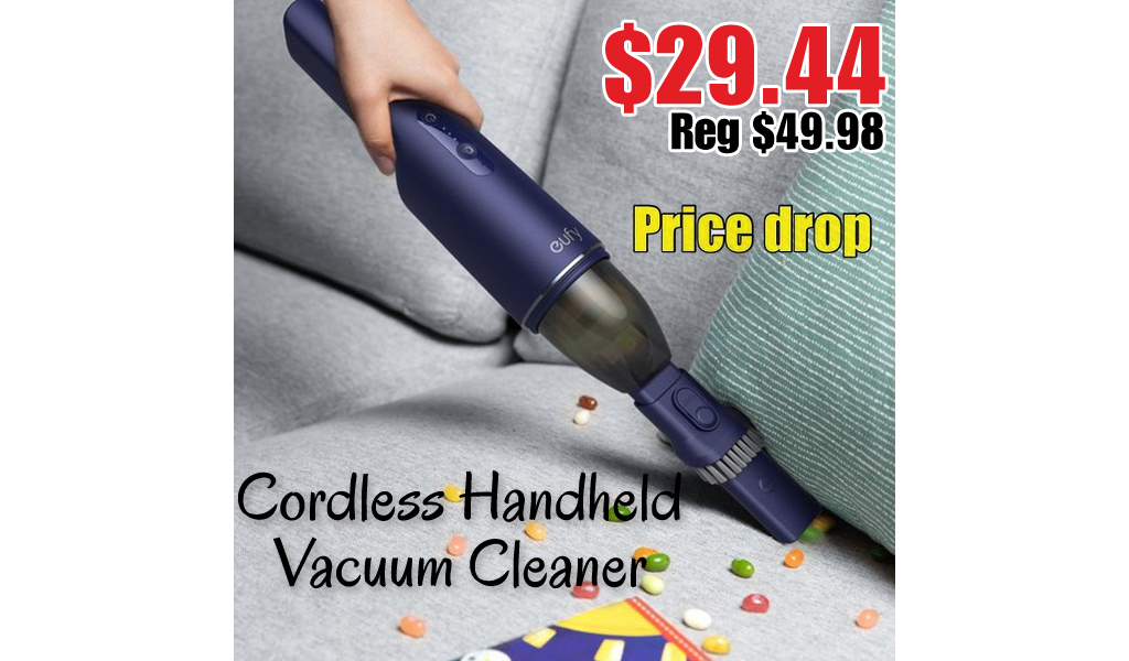 Cordless Handheld Vacuum Cleaner Just $29.44 on Walmart.com (Regularly $49.98)