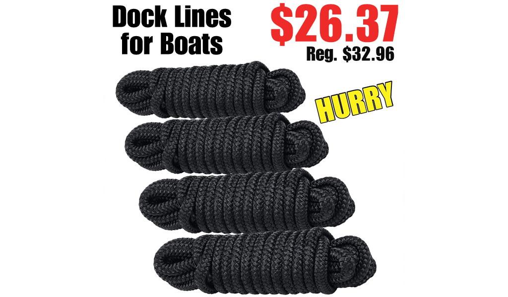 Dock Lines for Boats Only $26.37 on Amazon (Regularly $32.96)