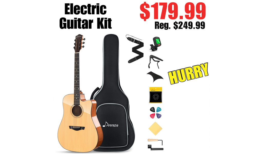 Electric Guitar Kit Only $179.99 Shipped on Amazon (Regularly $249.99)