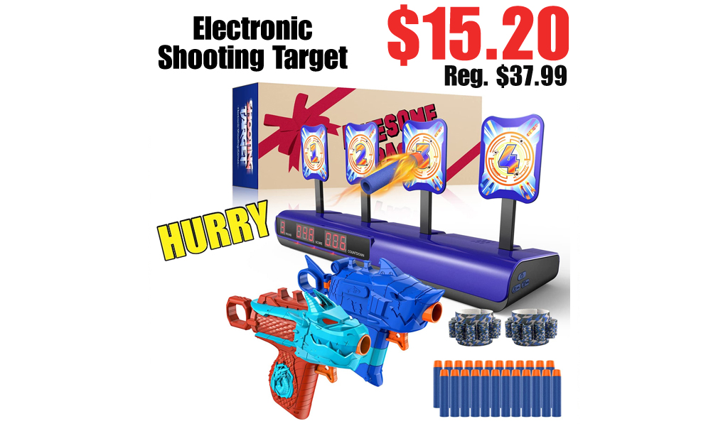 Electronic Shooting Target Only $15.20 Shipped on Amazon (Regularly $37.99)
