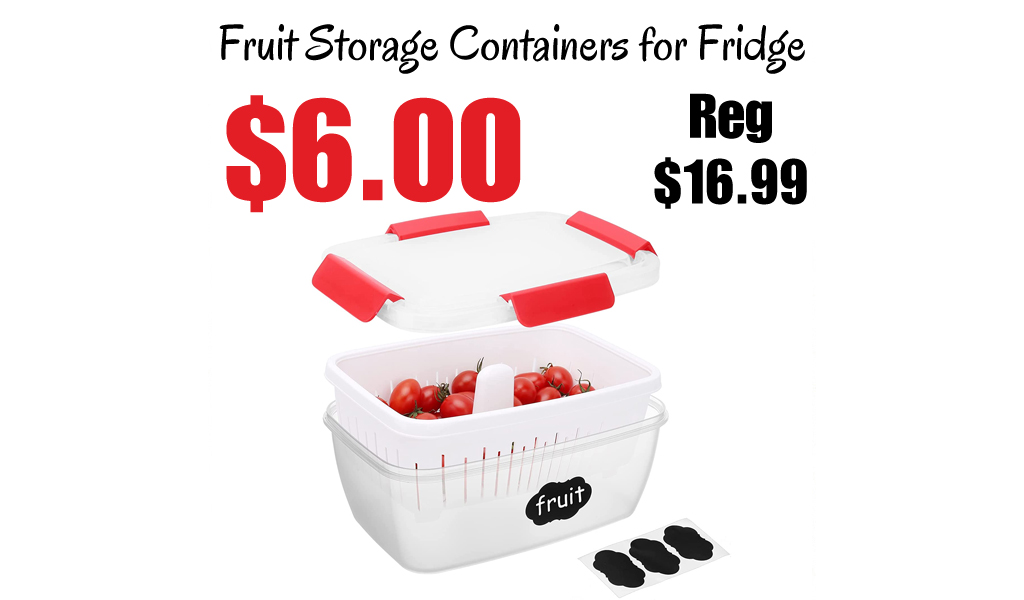 Fruit Storage Containers for Fridge Only $6.00 Shipped on Amazon (Regularly $16.99)
