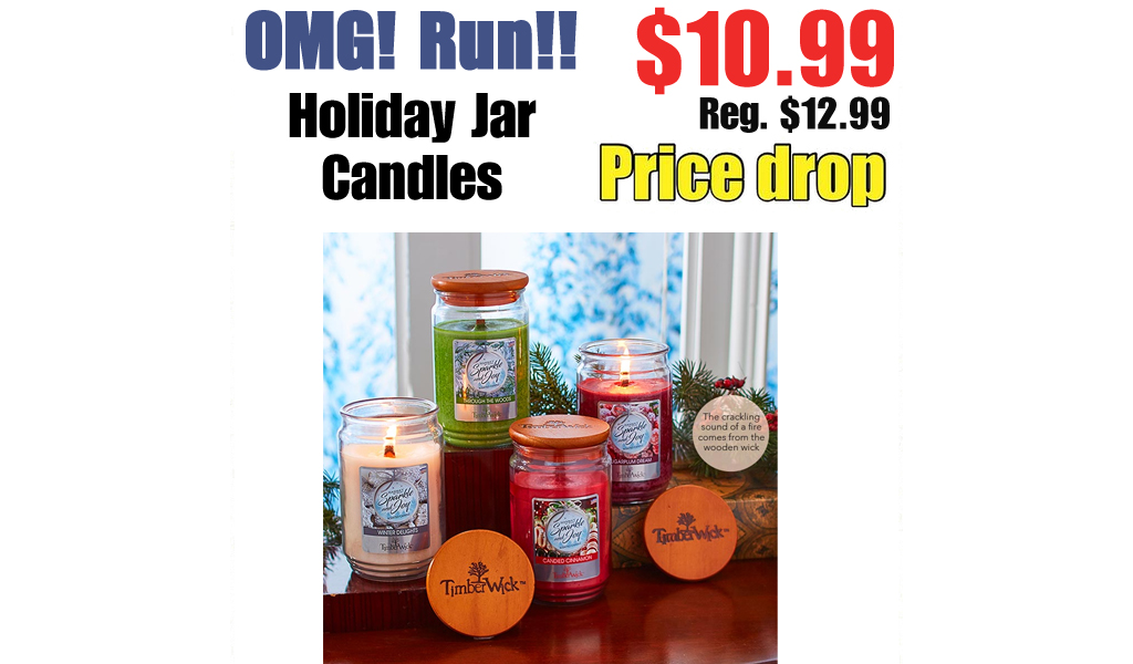 Holiday Jar Candles Just $10.99 Shipped (Regularly $12.99)