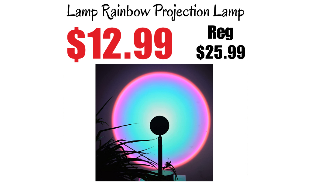 Lamp Rainbow Projection Lamp Only $12.99 Shipped on Amazon (Regularly $25.99)