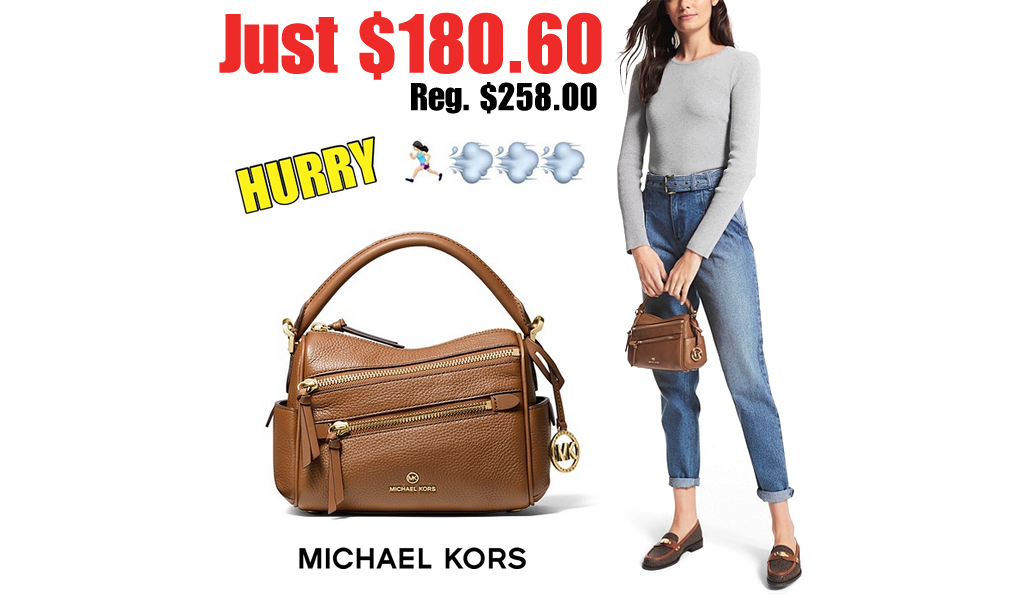 Lorimer Small Pebbled Leather Satchel Only $180.60 on MichaelKors.com (Regularly $258)