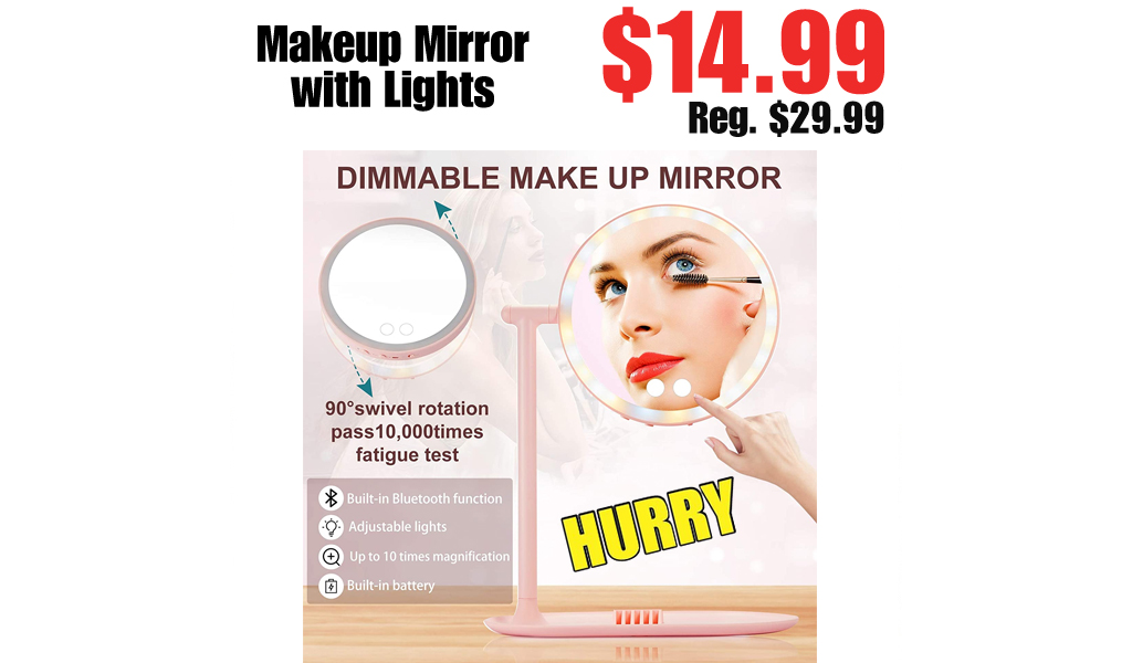 Makeup Mirror with Lights Only $14.99 Shipped on Amazon (Regularly $29.99)