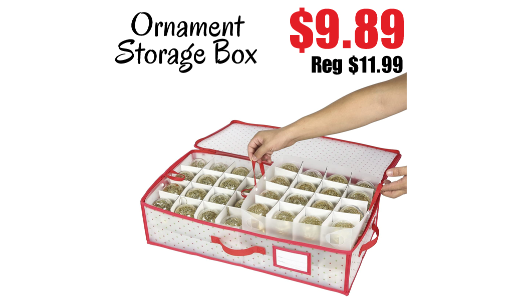 Ornament Storage Box Only $9.89 Shipped on Amazon (Regularly $11.99)