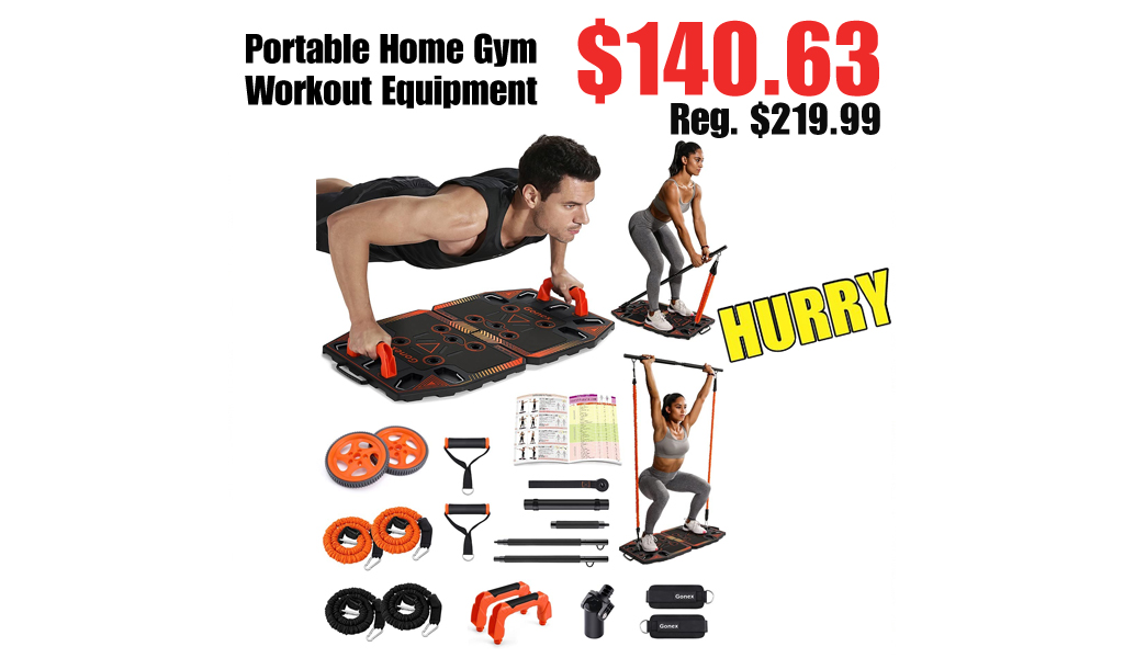 Portable Home Gym Workout Equipment Only $140.63 on Amazon (Regularly $219.99)