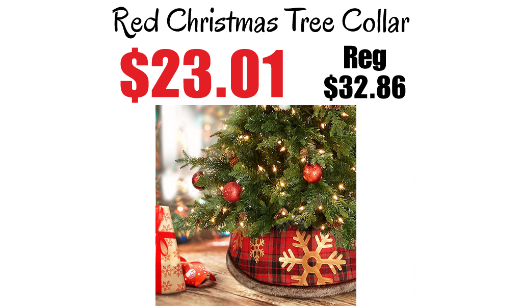 Red Christmas Tree Collar Only $23.01 Shipped on Amazon (Regularly $32.86)