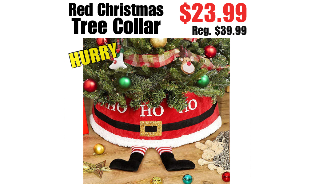 Red Christmas Tree Collar Only $23.99 Shipped on Amazon (Regularly $39.99)