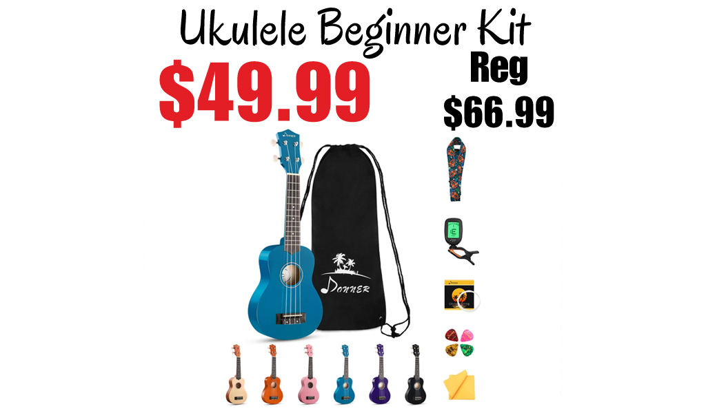 Ukulele Beginner Kit Only $49.99 Shipped on Amazon (Regularly $66.99)